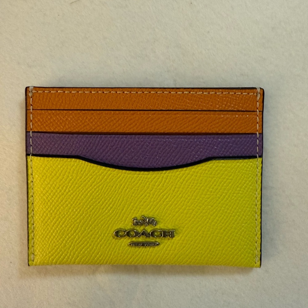 COACH SLIM ID Credit Card Holder NWT